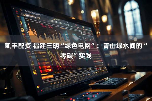凯丰配资 福建三明“绿色电网”：青山绿水间的“零碳”实践