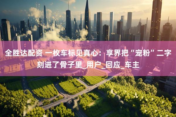 全胜达配资 一枚车标见真心：享界把“宠粉”二字刻进了骨子里_用户_回应_车主